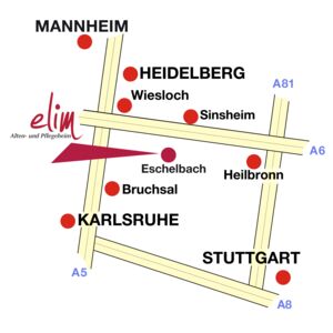 Karte Elim Alten- und Pflegeheim Eschelbach
