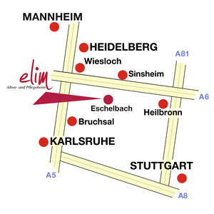 Karte Elim Alten- und Pflegeheim Eschelbach